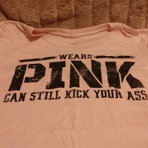 Grunt style pink tee
